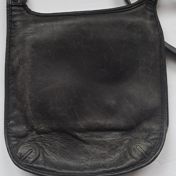 Coach Black Leather Logo Tag Accessory - Picture 6 of 10